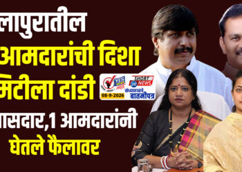 सोलापुरातील 10 आमदारांची दिशा कमिटीला दांडी, 3 खासदार,1 आमदारांनी घेतले फैलावर…