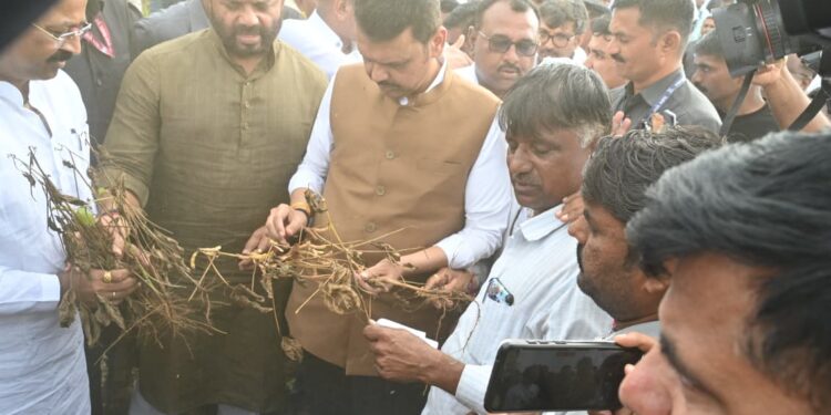 शेतकऱ्यांना सरसकट मदतीसाठी शासन प्रयत्नशील–मुख्यमंत्री देवेंद्र फडणवीस