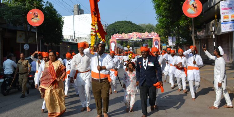 श्री शिवप्रतिष्ठान हिंदुस्थानची दुर्गामाता दौड उत्साहात