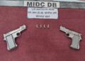 सोलापुरात गावठी पिस्तूल विक्रीचा डाव उधळला ; एकाला अटक; दोन पिस्तुले, चार जिवंत काडतुसे जप्त
