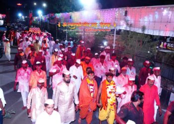 श्री रूपाभवानीची सीमोल्लंघन पालखी मिरवणूक भक्तिभावात
