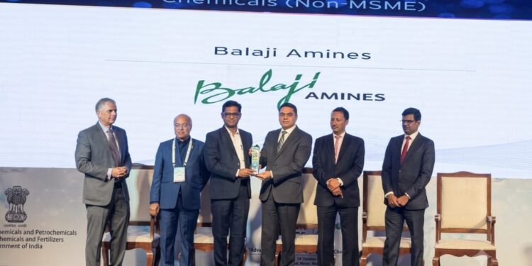 बालाजी अमाईन्सला ‘बेस्ट ग्रीन प्रॉडक्ट’साठी प्रतिष्ठेचा FICCI पुरस्कार २०२६